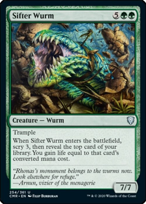 Sifter Wurm Card Front