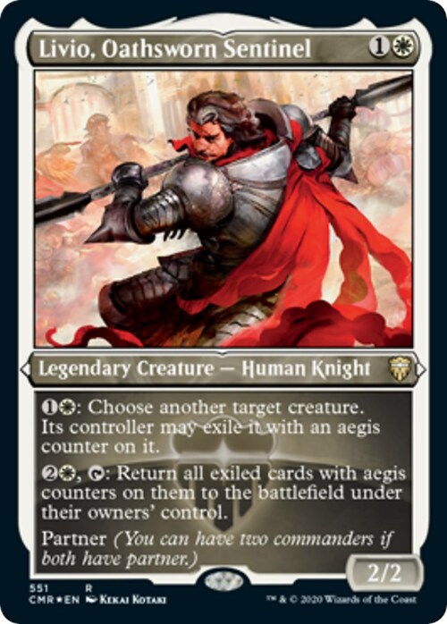 Livio, Oathsworn Sentinel Card Front