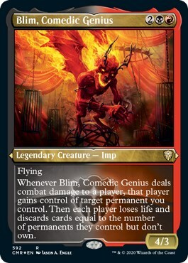 Blim, Comedic Genius Card Front