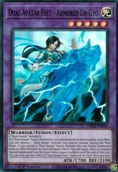 Dual Avatar Feet - Armored Un-Gyo Card Front