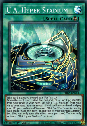 U.A. Hyper Stadium Card Front