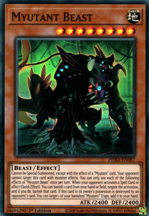 Myutant Beast Card Front