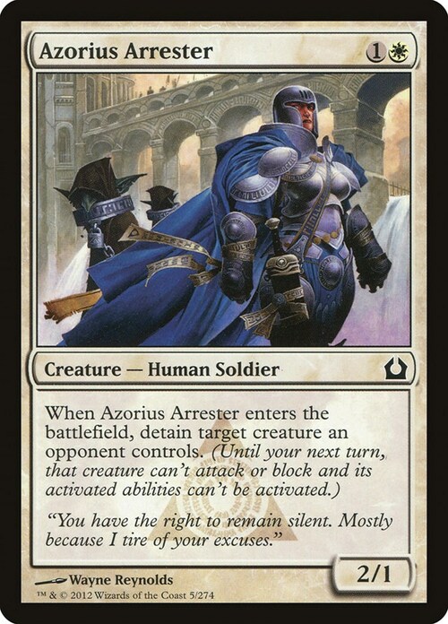 Azorius Arrester Card Front