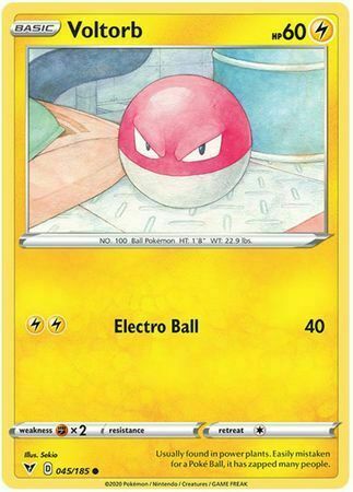 Voltorb Card Front