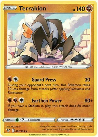 Terrakion Card Front