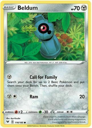 Beldum Card Front