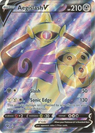 Aegislash V Card Front