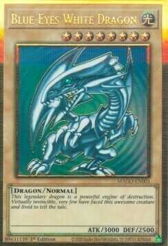 Blue-Eyes White Dragon Card Front