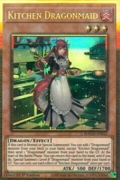 Kitchen Dragonmaid Card Front