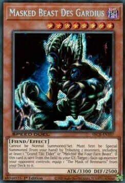 Masked Beast Des Gardius Card Front