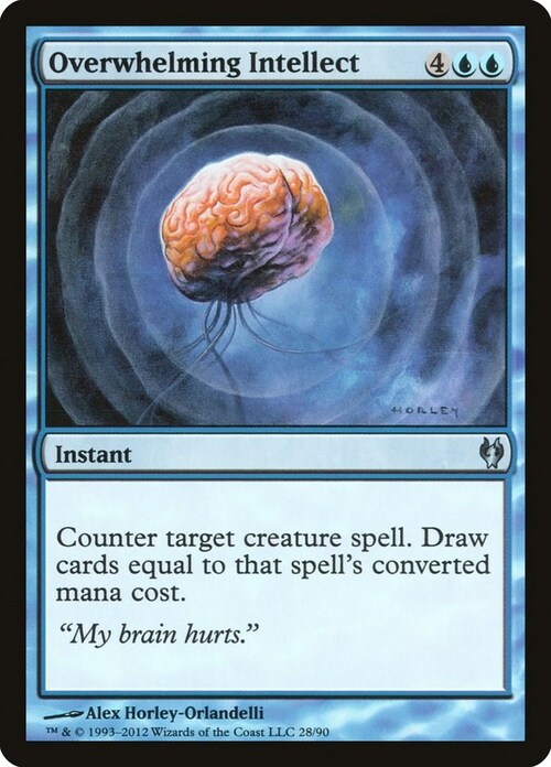 Overwhelming Intellect Card Front