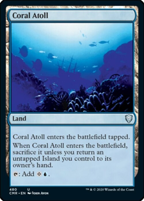 Coral Atoll Card Front