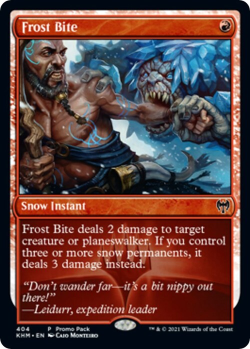 Frost Bite Card Front