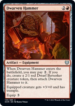 Dwarven Hammer Card Front