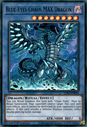 Blue-Eyes Chaos MAX Dragon Card Front