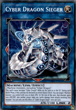 Cyber Dragon Sieger Card Front