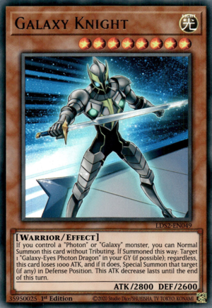 Galaxy Knight Card Front