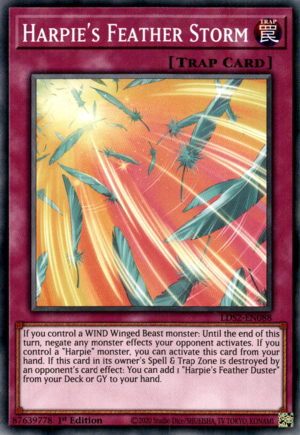 Harpie's Feather Storm Card Front