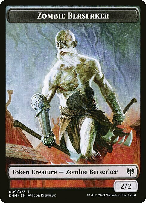 Zombie Berserker Card Front