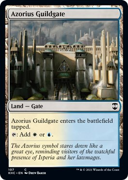 Azorius Guildgate Card Front