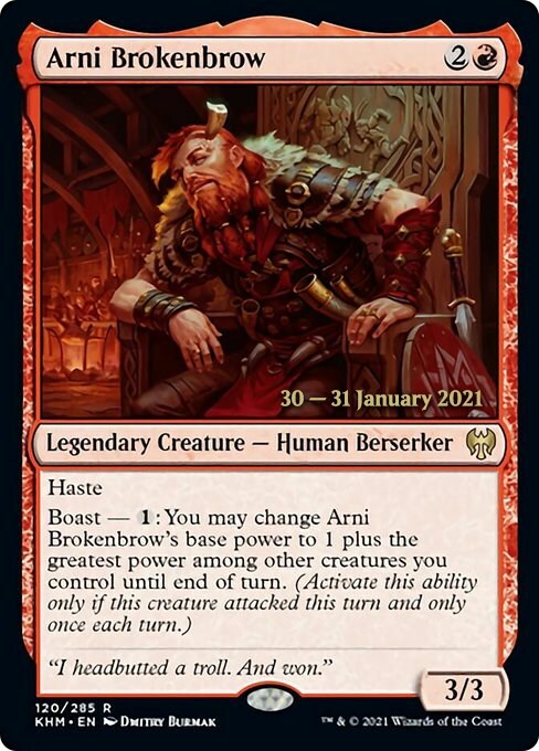 Arni Brokenbrow Card Front