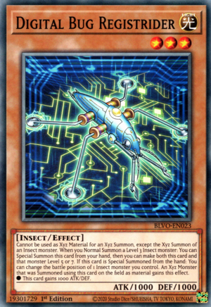 Digital Bug Registrider Card Front