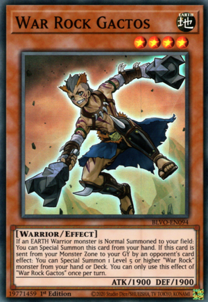 War Rock Gactos Card Front