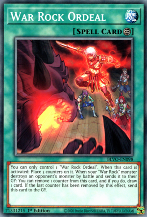 War Rock Ordeal Card Front