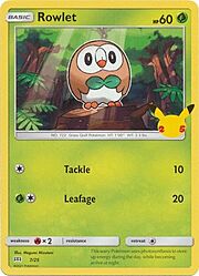 Rowlet [Azione | Fogliame]