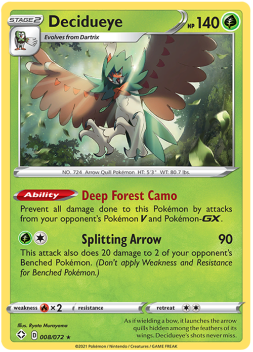 Decidueye Card Front