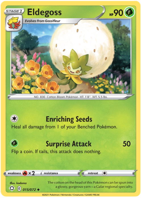 Eldegoss Card Front