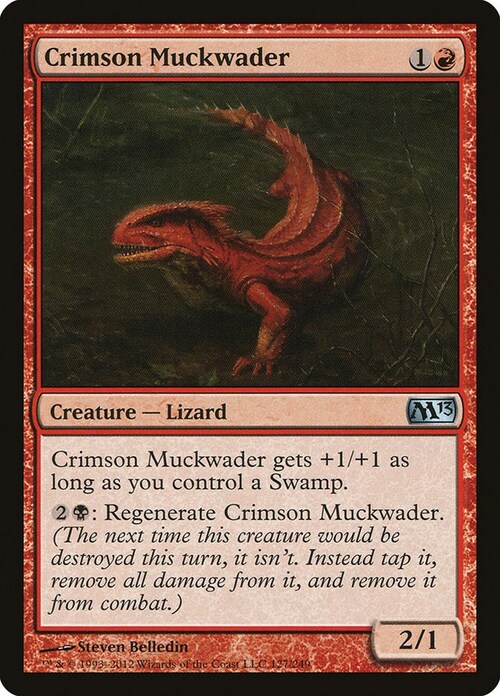 Crimson Muckwader Card Front