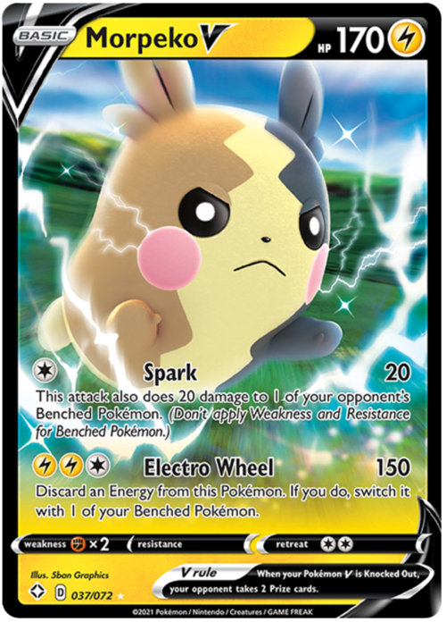 Morpeko V Card Front