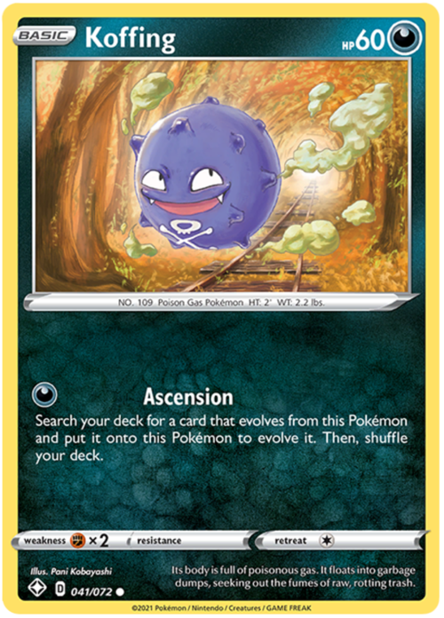 Koffing Card Front