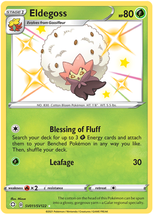 Eldegoss Card Front