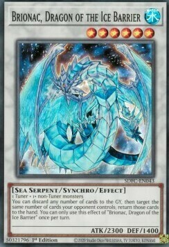 Brionac, Dragon of the Ice Barrier Card Front