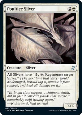 Poultice Sliver Card Front