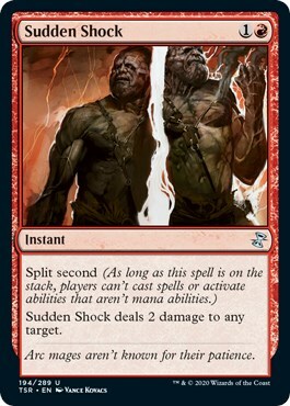 Sudden Shock Card Front