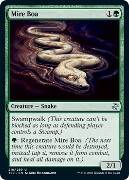 Mire Boa Card Front