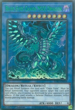 Blue-Eyes Chaos MAX Dragon Card Front