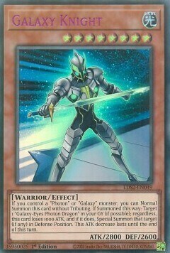 Galaxy Knight Card Front