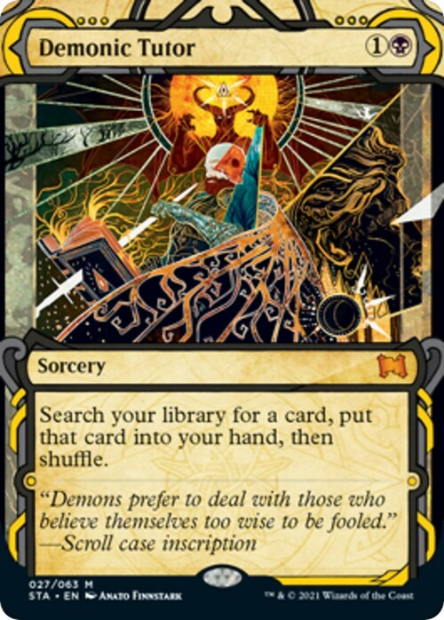 Demonic Tutor Card Front