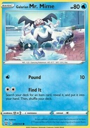 Galarian Mr. Mime [Pound | Find It]