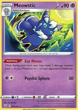 Meowstic Card Front