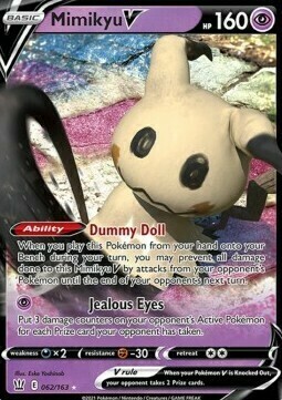 Mimikyu V Card Front