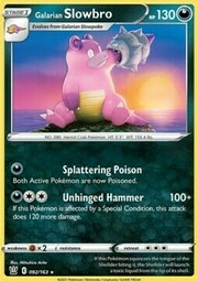 Galarian Slowbro [Splattering Poison | Unhinged Hammer]