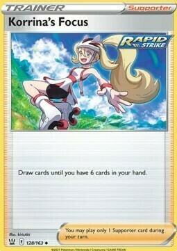 Korrina's Focus Card Front