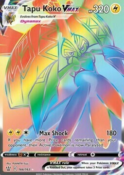 Tapu Koko VMAX Card Front