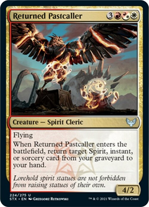 Returned Pastcaller Card Front