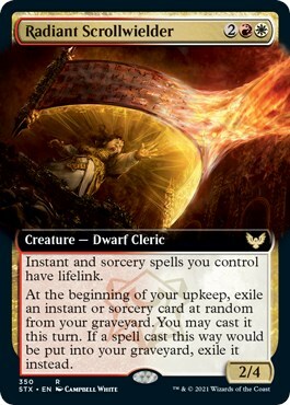 Radiant Scrollwielder Card Front